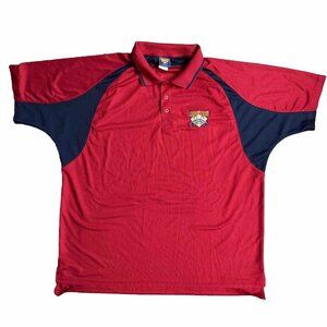 Cooperstown‎ Mens Shirt Polo Dreams Park Authentic 2XL Baseball Coach Blue Red